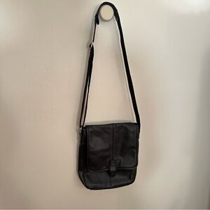 Cole Haan Black Leather Crossbody Bag